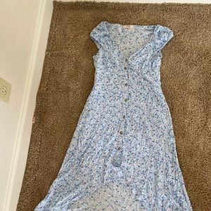 Blue flower dress